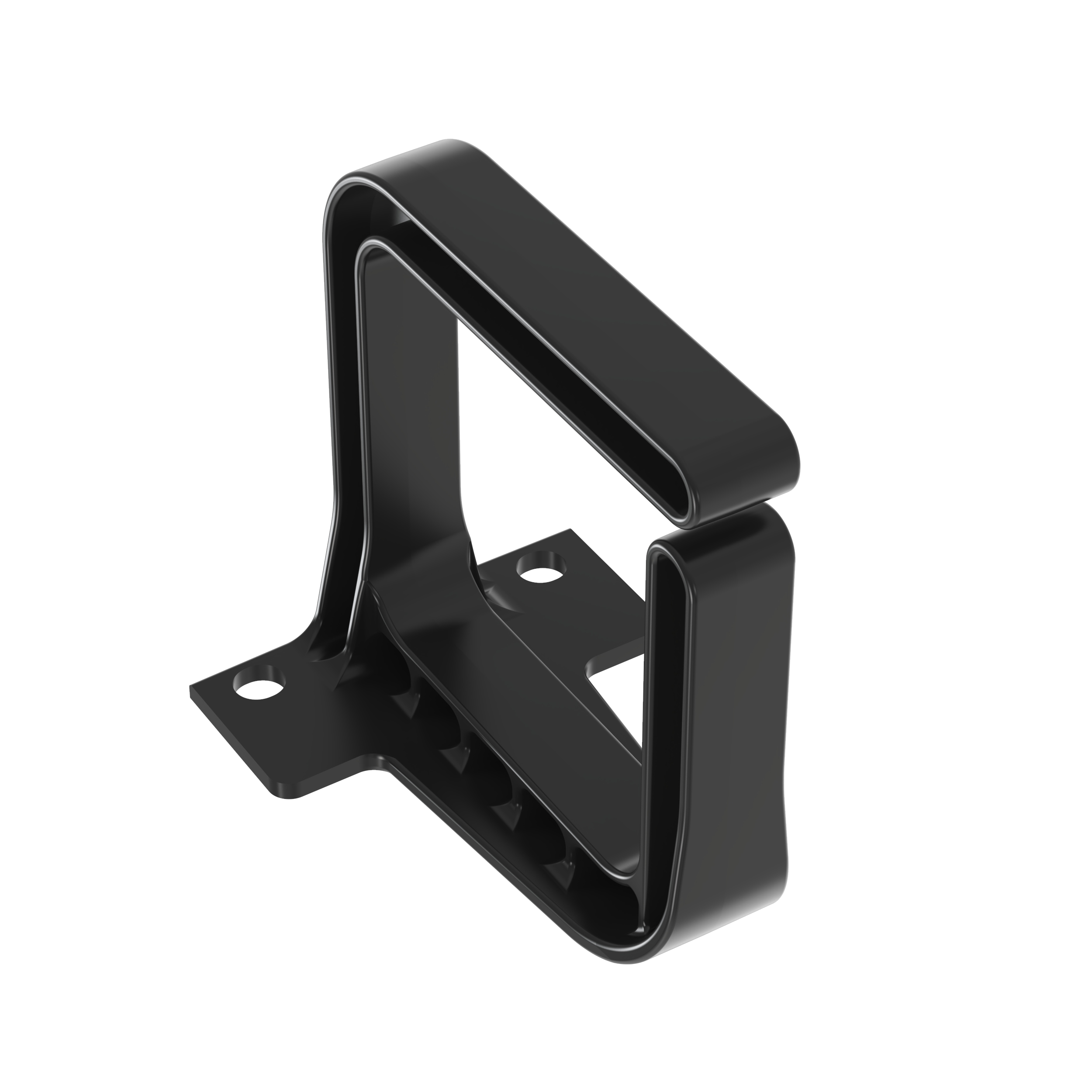 Open-Access™  Vertical D-Ring, 2 RU, Black