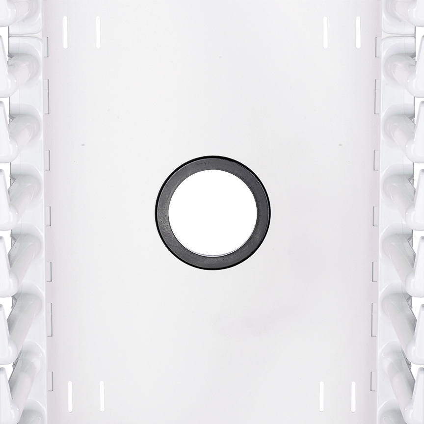 Pass-Through Hole Bend Radius Grommet for PR2V Managers, Black