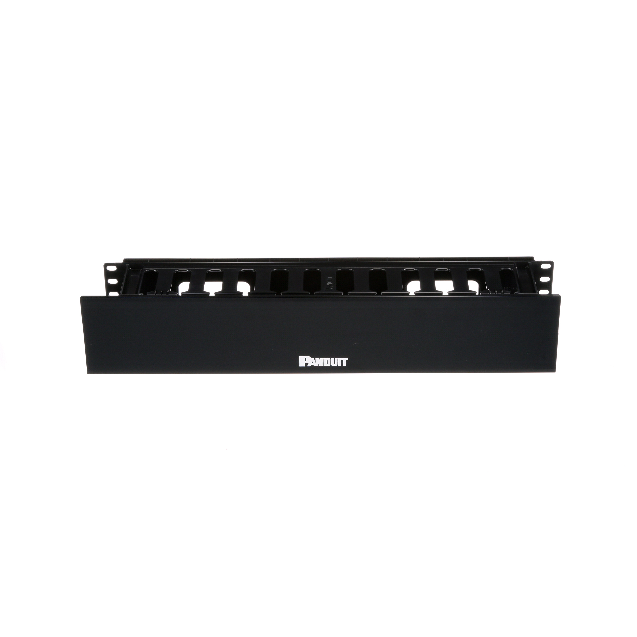PatchLink™ Horizontal Single-Sided Manager, 2RU, 3.7 in. Depth, Clips