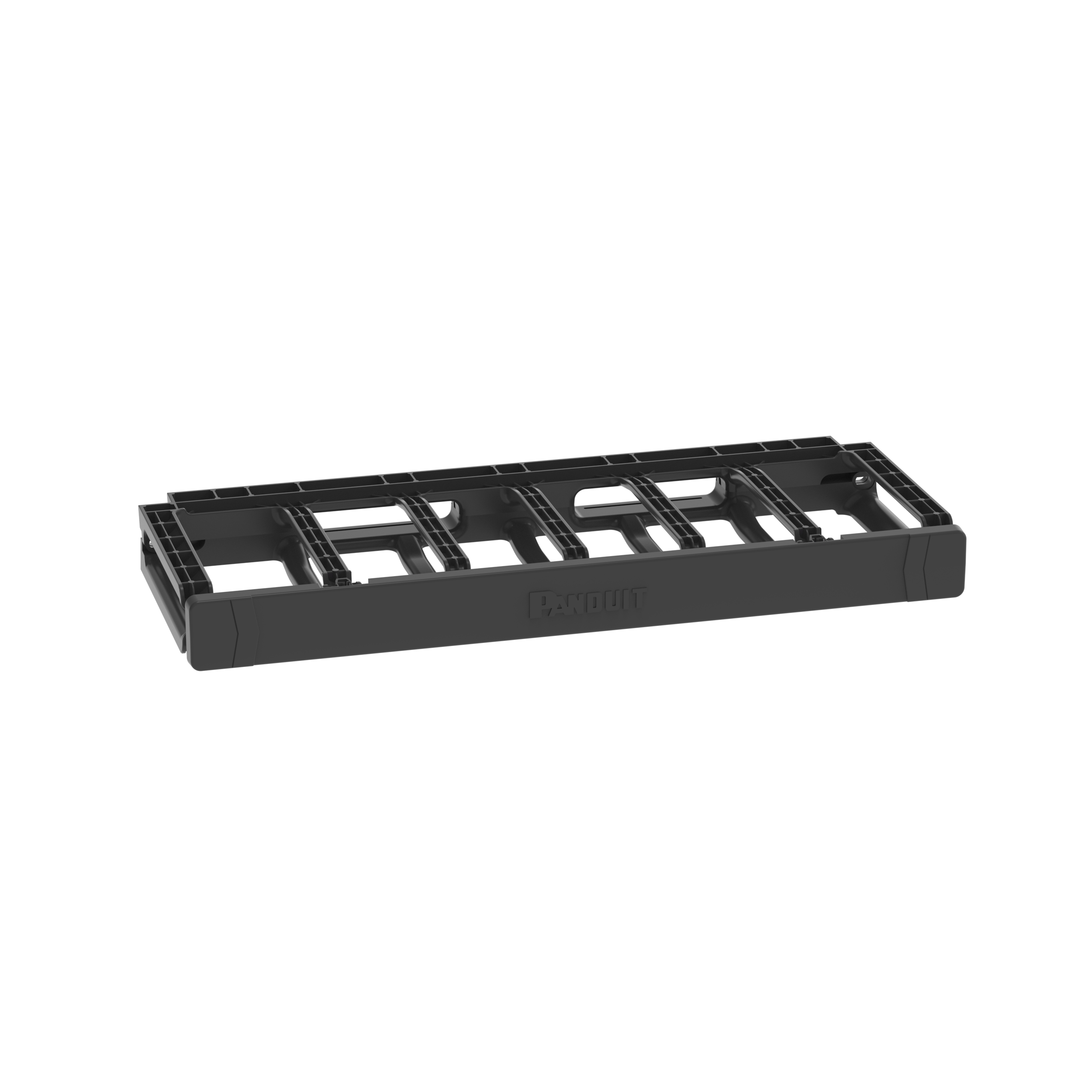 PatchRunner™ 2 Horizontal Single-Sided Manager, 1RU, Black