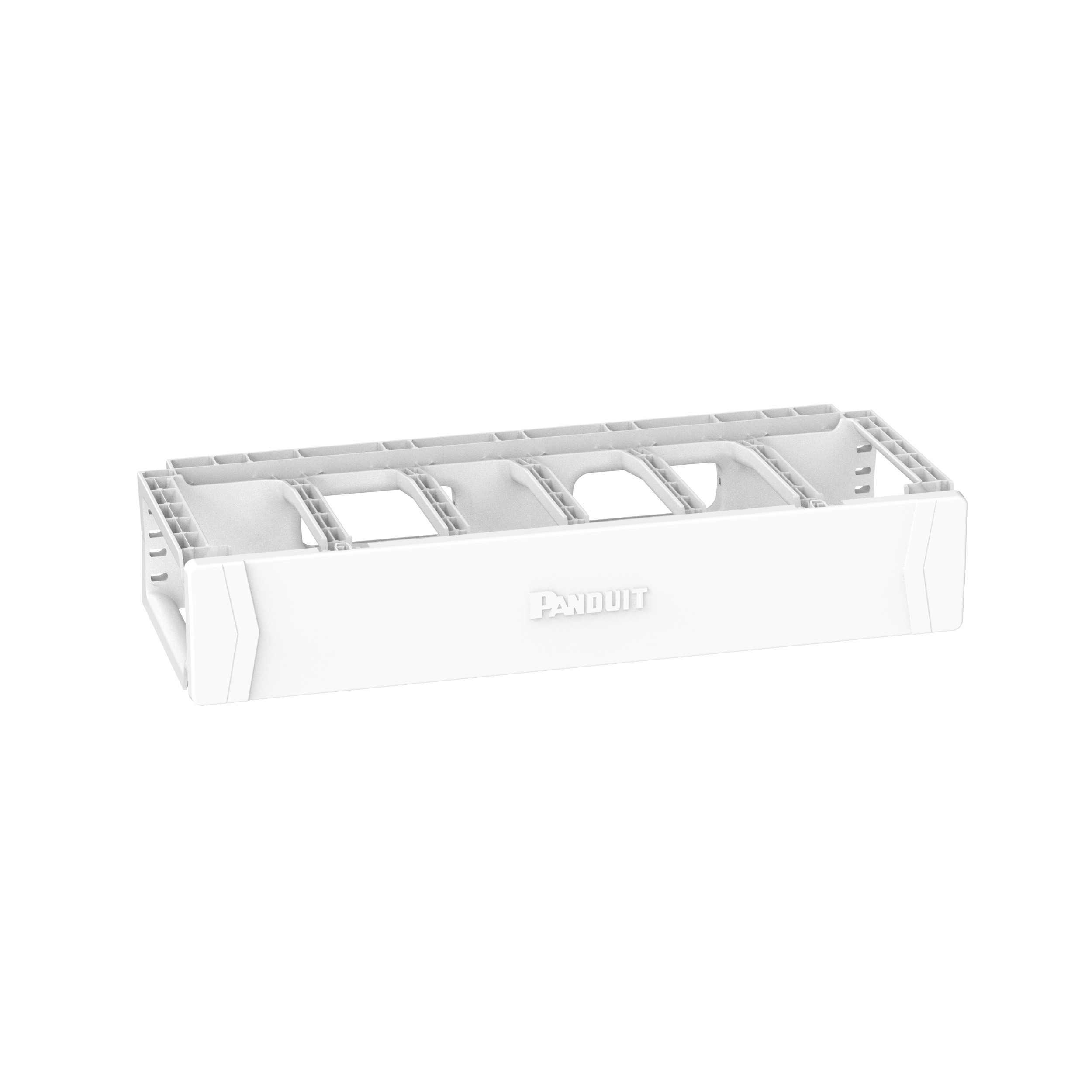PatchRunner™ 2 Horizontal Single-Sided Manager, 2RU, White