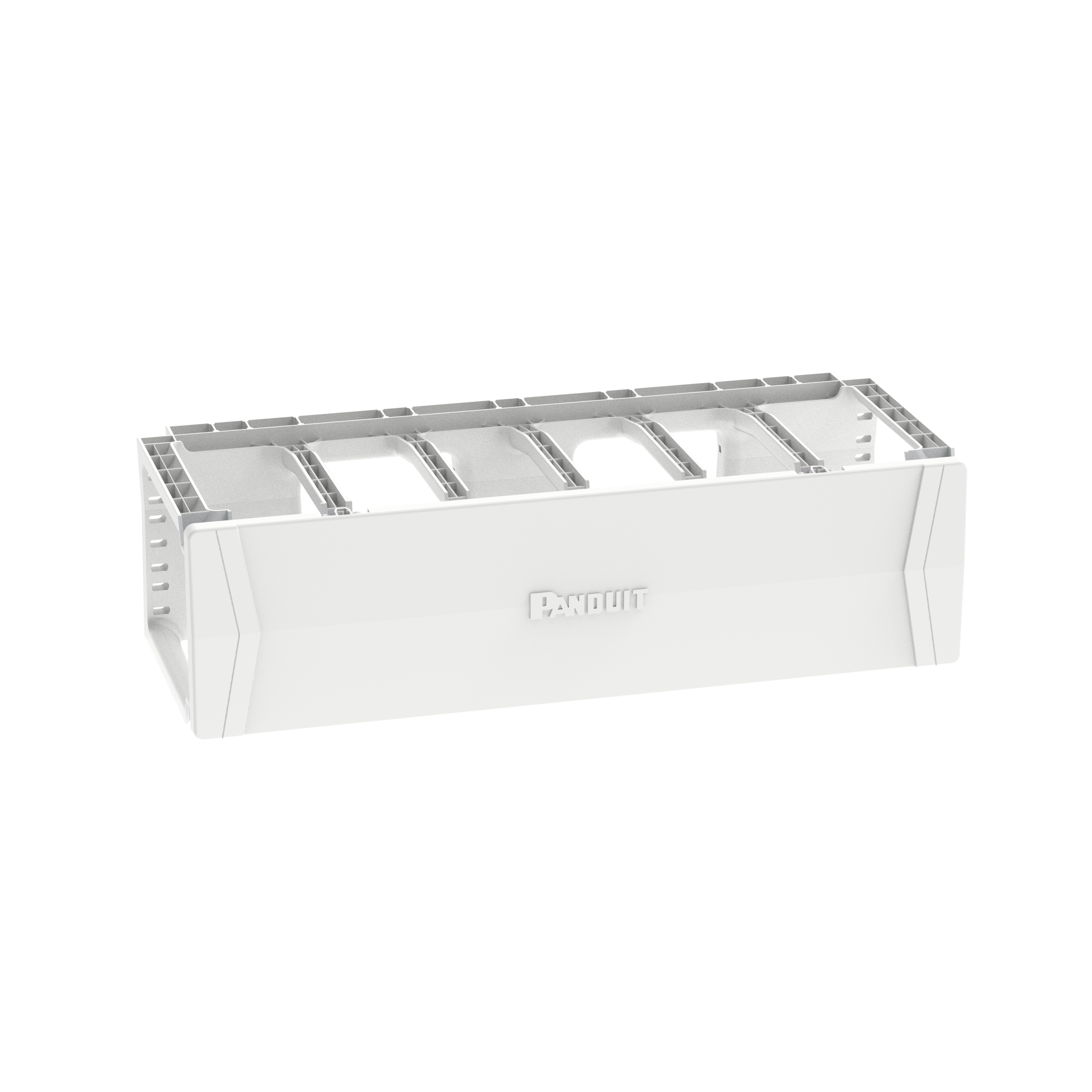 PatchRunner™ 2 Horizontal Single-Sided Manager, 3RU, White