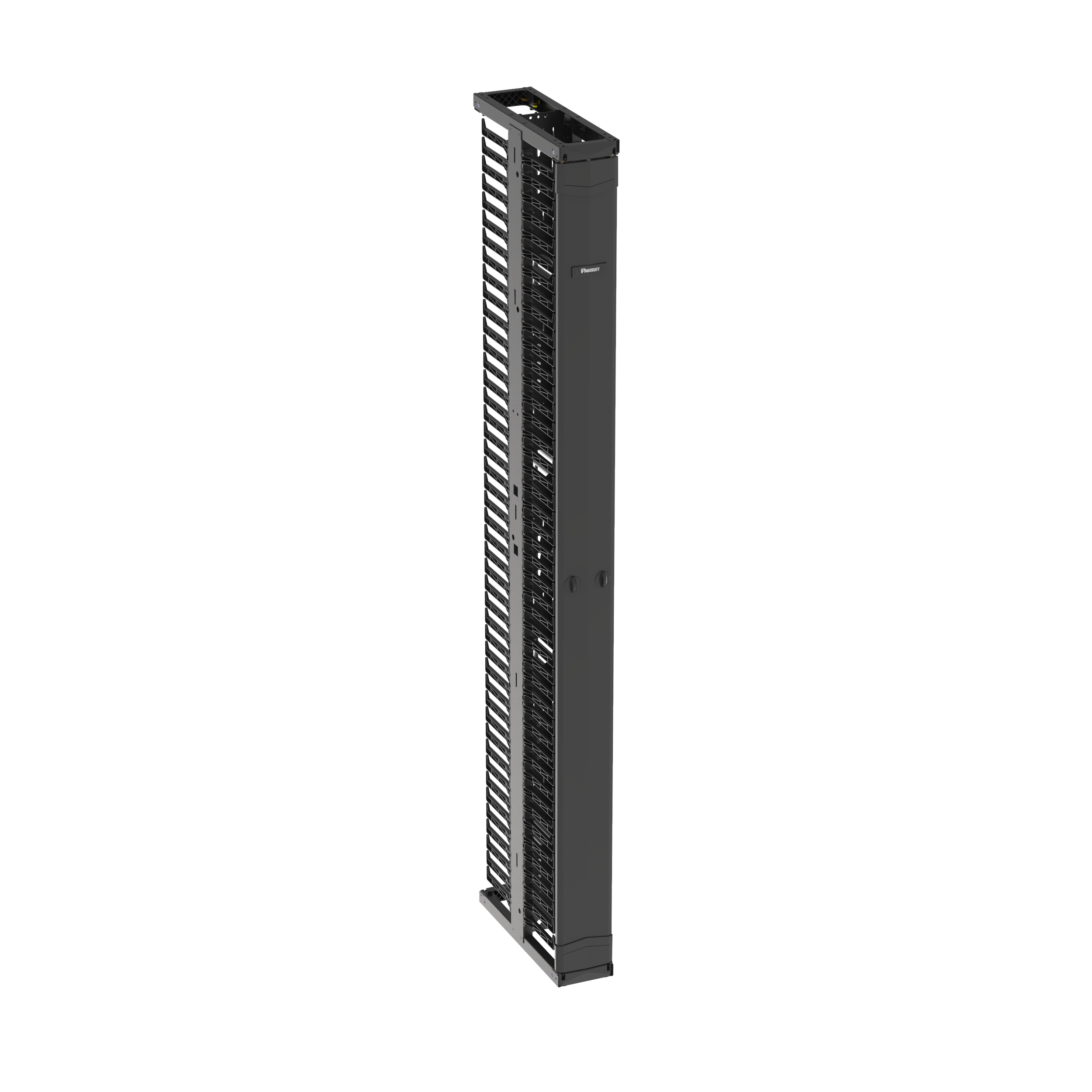 PR2V Vertical Dual-Sided Manager, 1 Door, 45RU, 6 in. Wide, Black