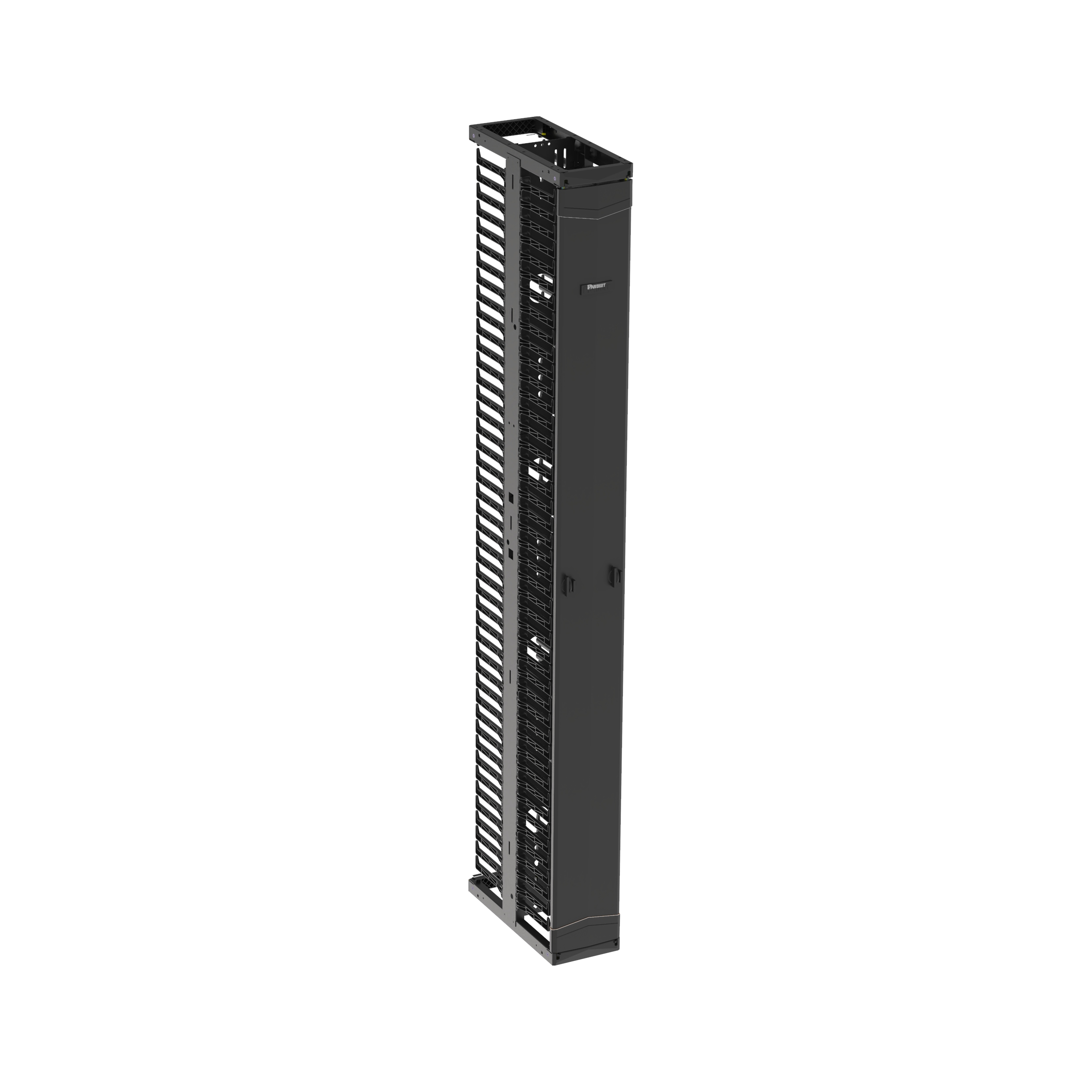 PR2V Vertical Dual-Sided Manager, 1 Door, 45RU, 8 in. Wide, Black