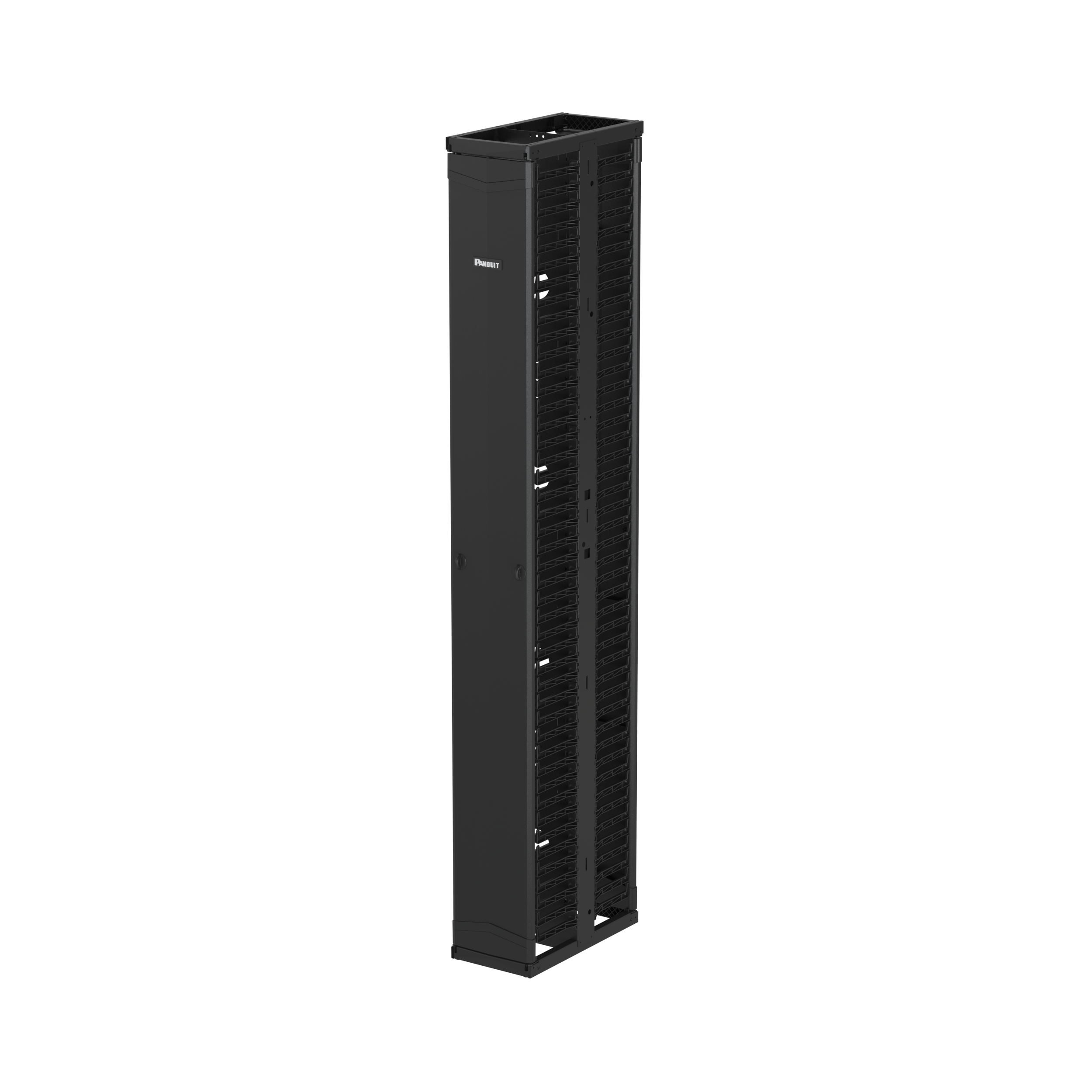 PR2V Vertical Dual-Sided Manager, 45RU, 10 in. Wide, Black