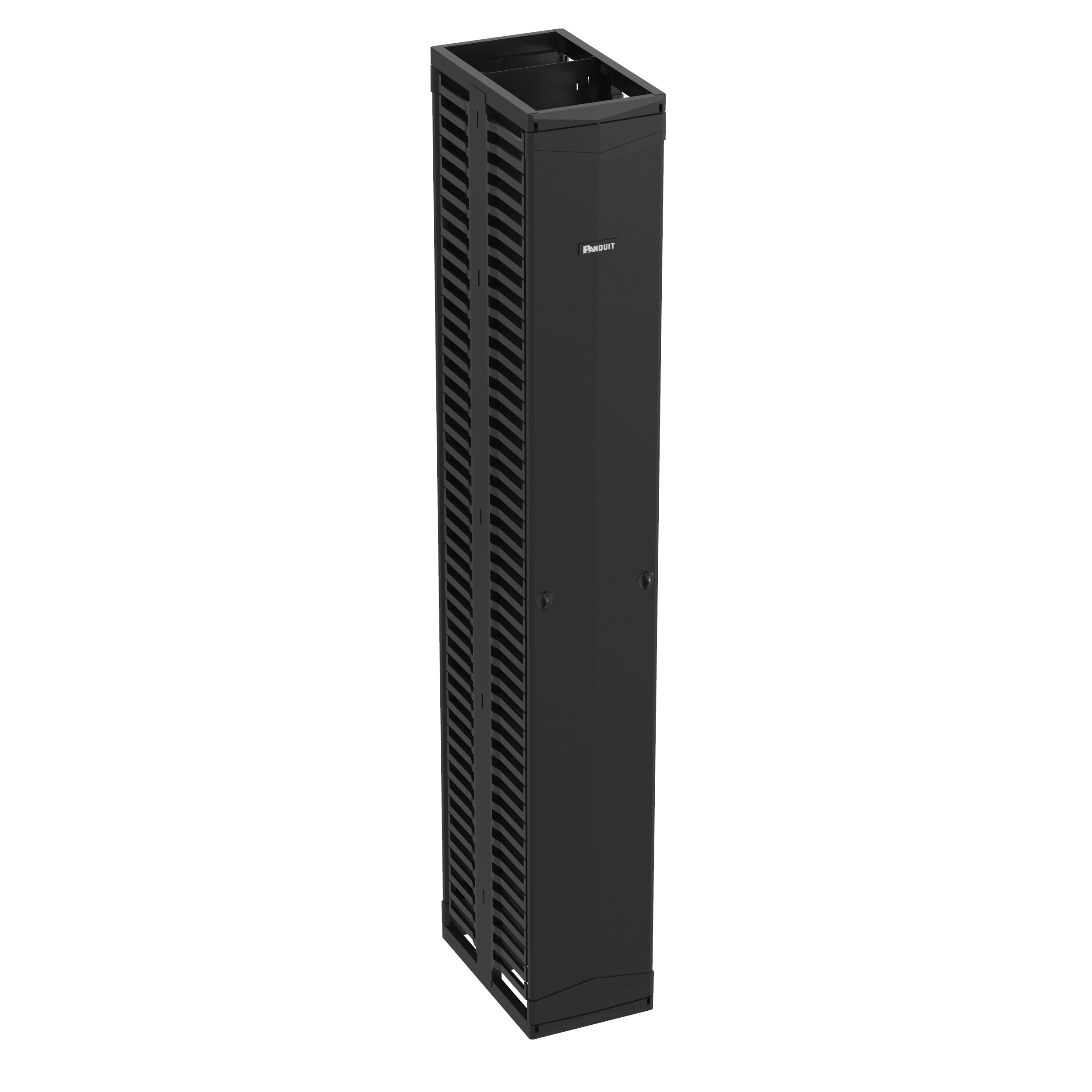 PR2V Vertical Dual-Sided Manager, 45RU, 12 in. Wide, Black