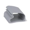Square Adhesive Backed Latching Wire Clip