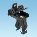 StrongHold™ Bottom Mount Beam Clamp with Push Fit Conduit Clip