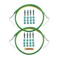 StructuredGround™ Front to Back Cabinet Grounding Jumper Kit for Cage Nut Rails