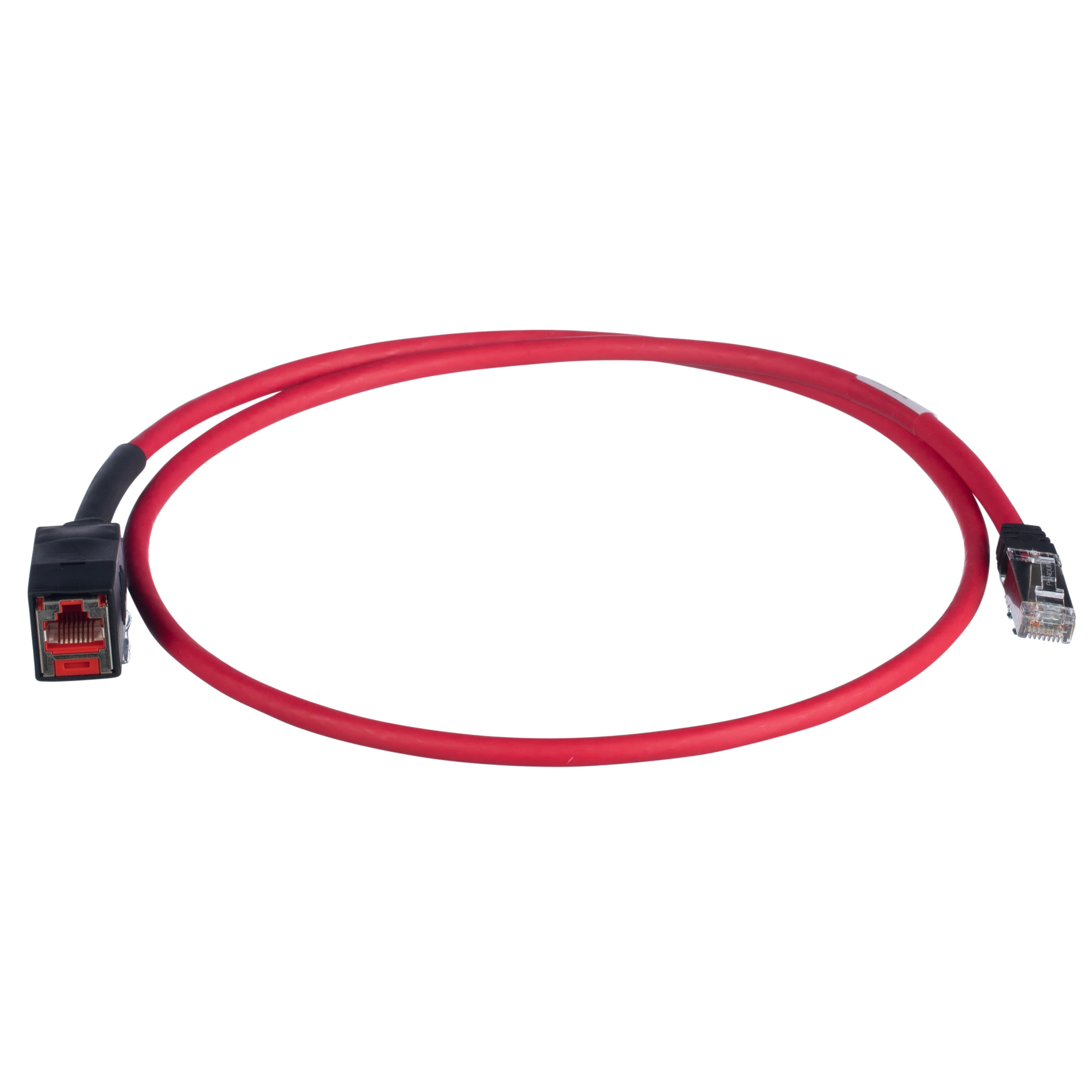 Test Cord for Field Term Plug, Cat 6A, STP, Red