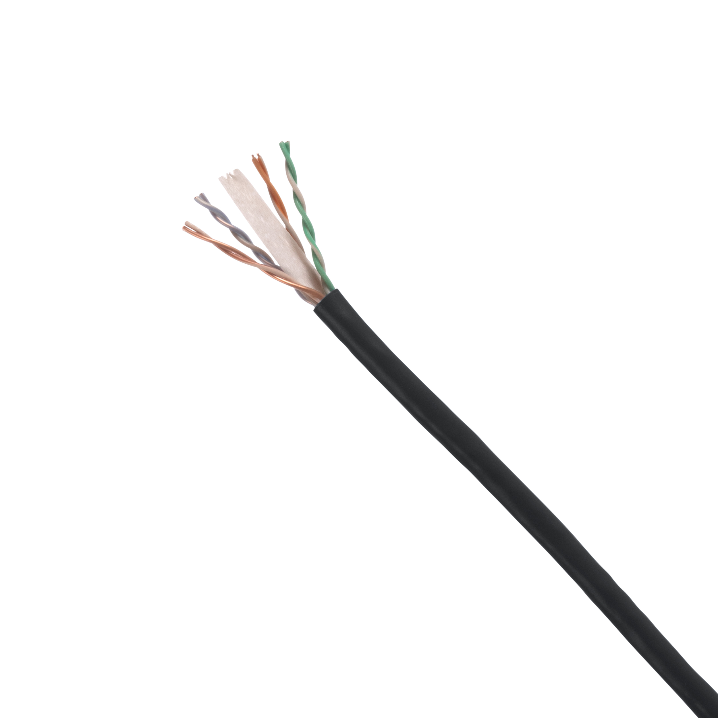 TX6™ Copper Cable, Cat 6, 23 AWG, U/UTP, CMP-LP, Black