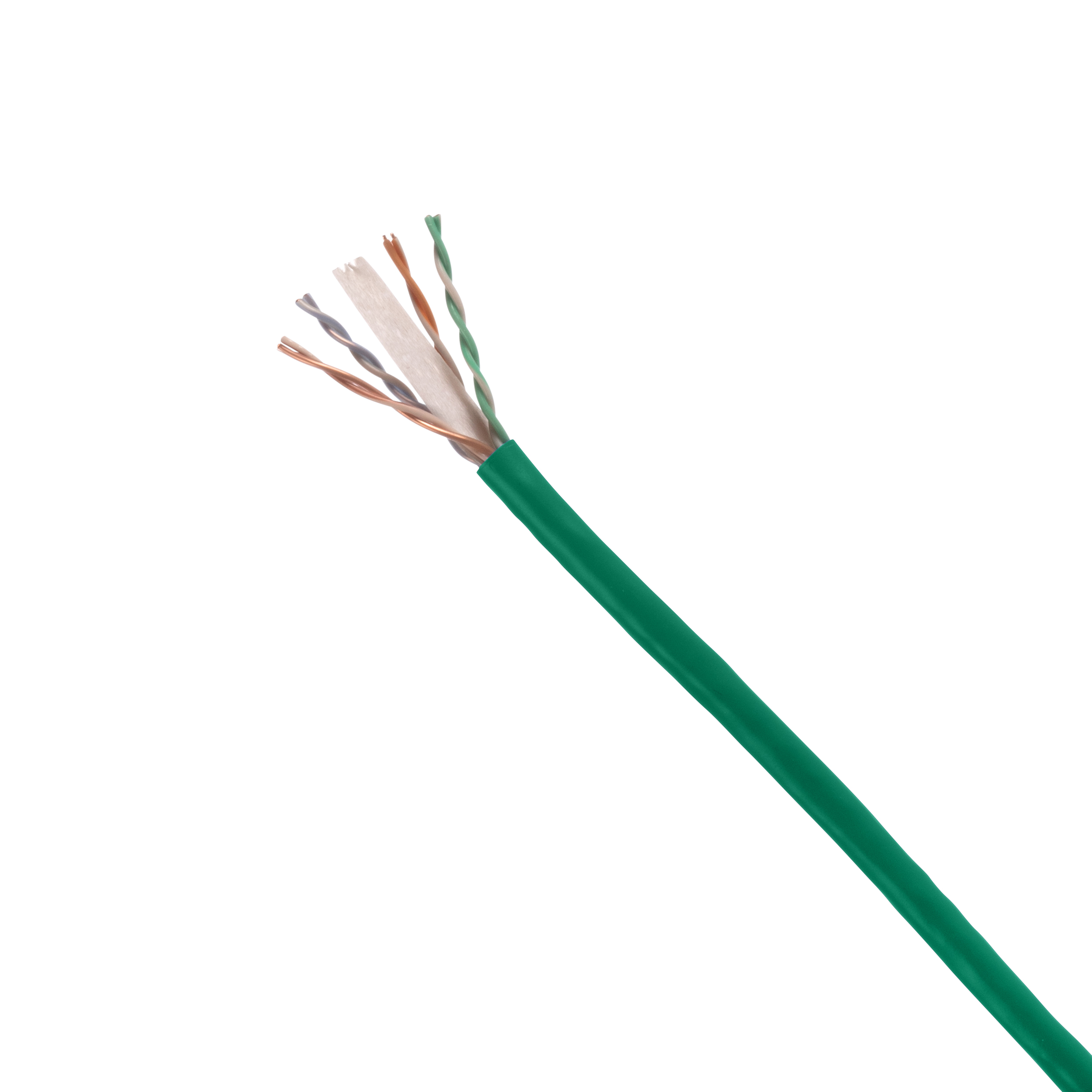 TX6™ Copper Cable, Cat 6, 23 AWG, U/UTP, CMP-LP, Green