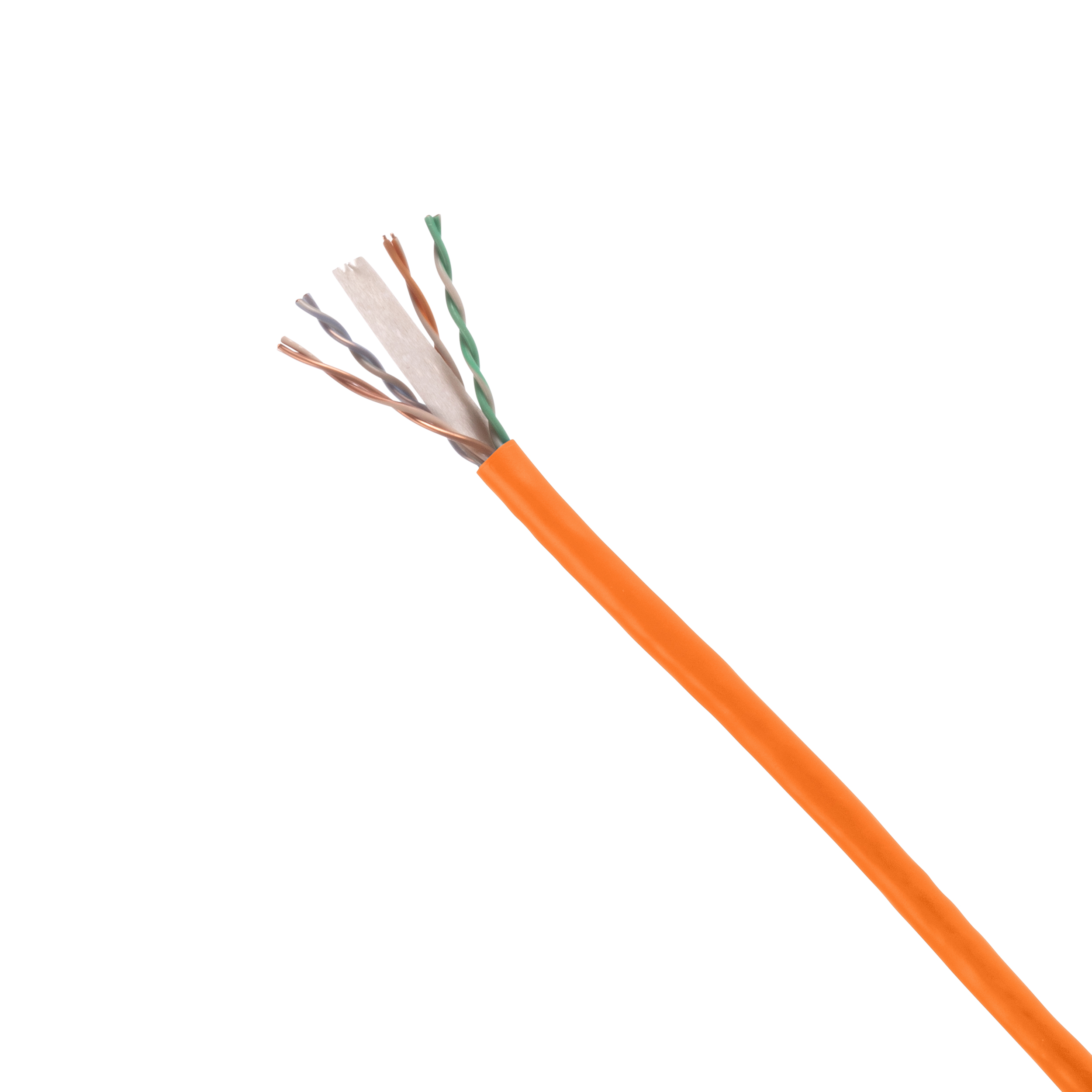 TX6™ Copper Cable, Cat 6, 23 AWG, U/UTP, CMP-LP, Orange