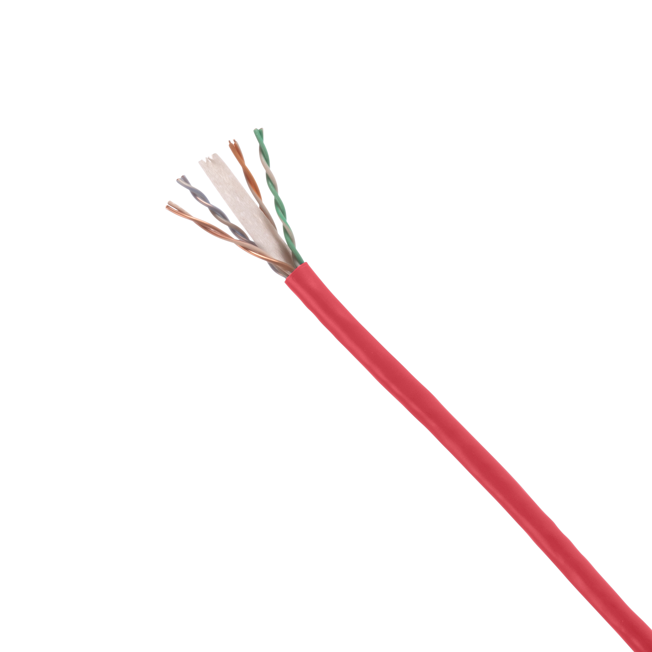 TX6™ Copper Cable Cat 6, 23 AWG, U/UTP, CMP-LP, Red