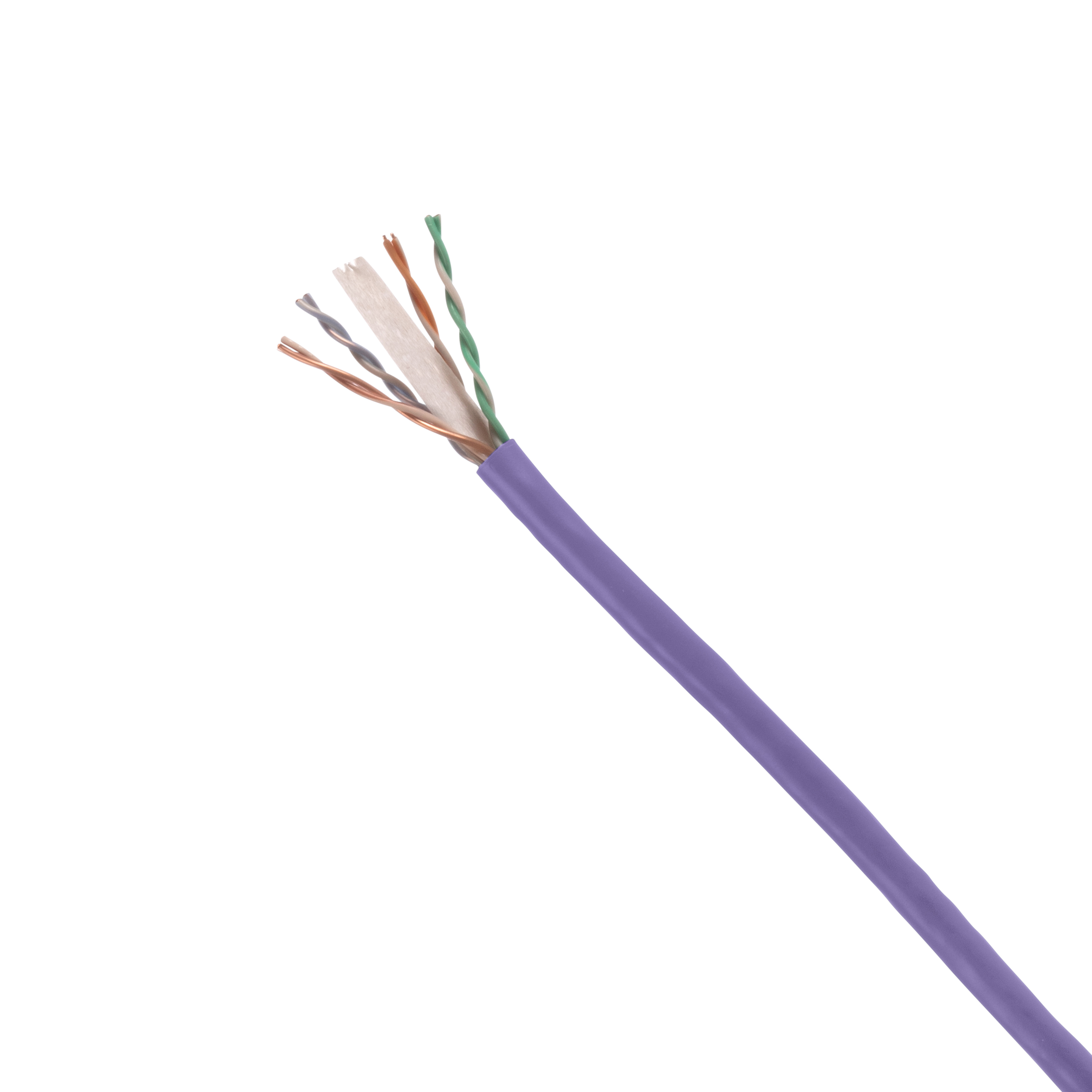 TX6™ Copper Cable, Cat 6, 23 AWG, U/UTP, CMP-LP, Violet