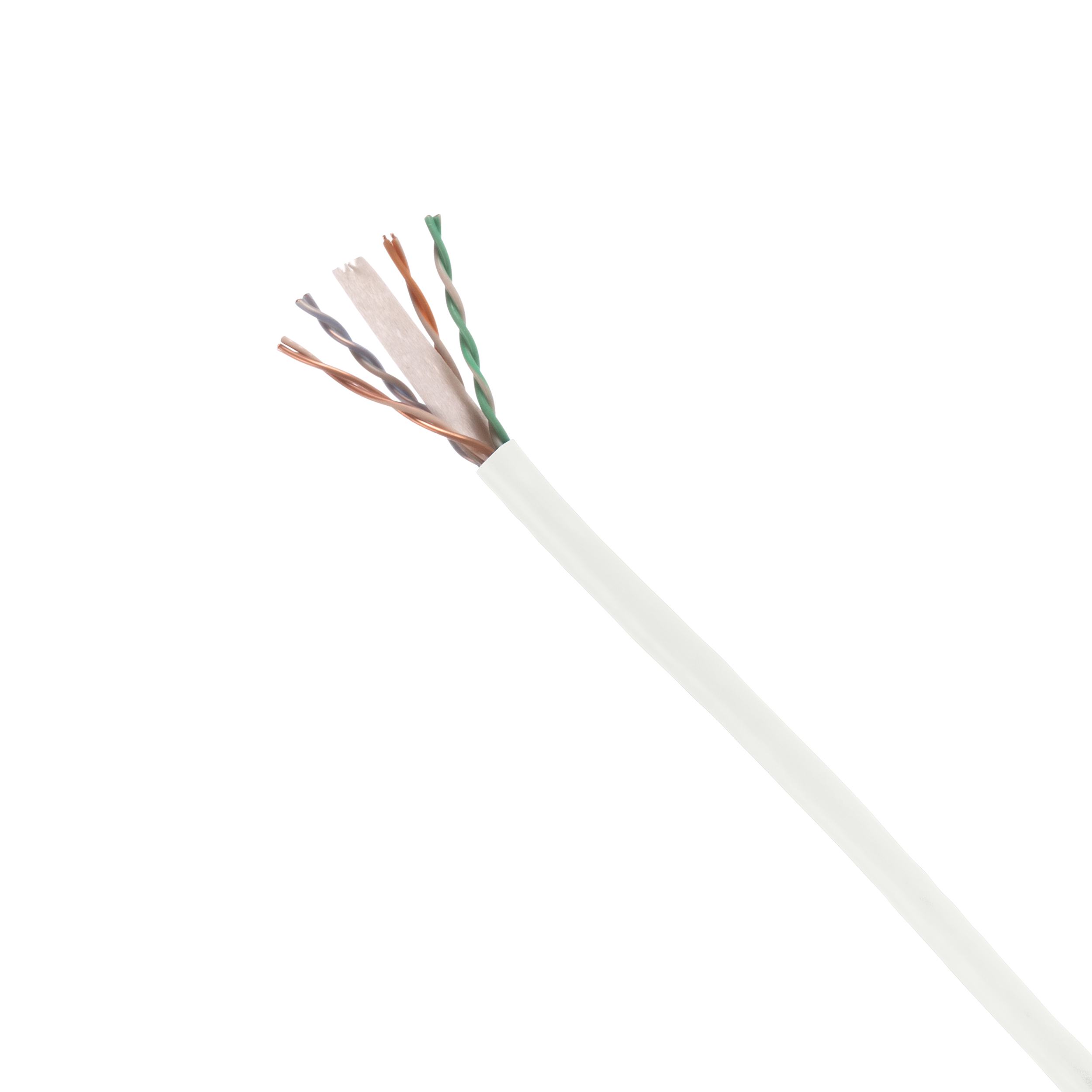 TX6™ Copper Cable, Cat 6, 23 AWG, U/UTP, CMP-LP, White