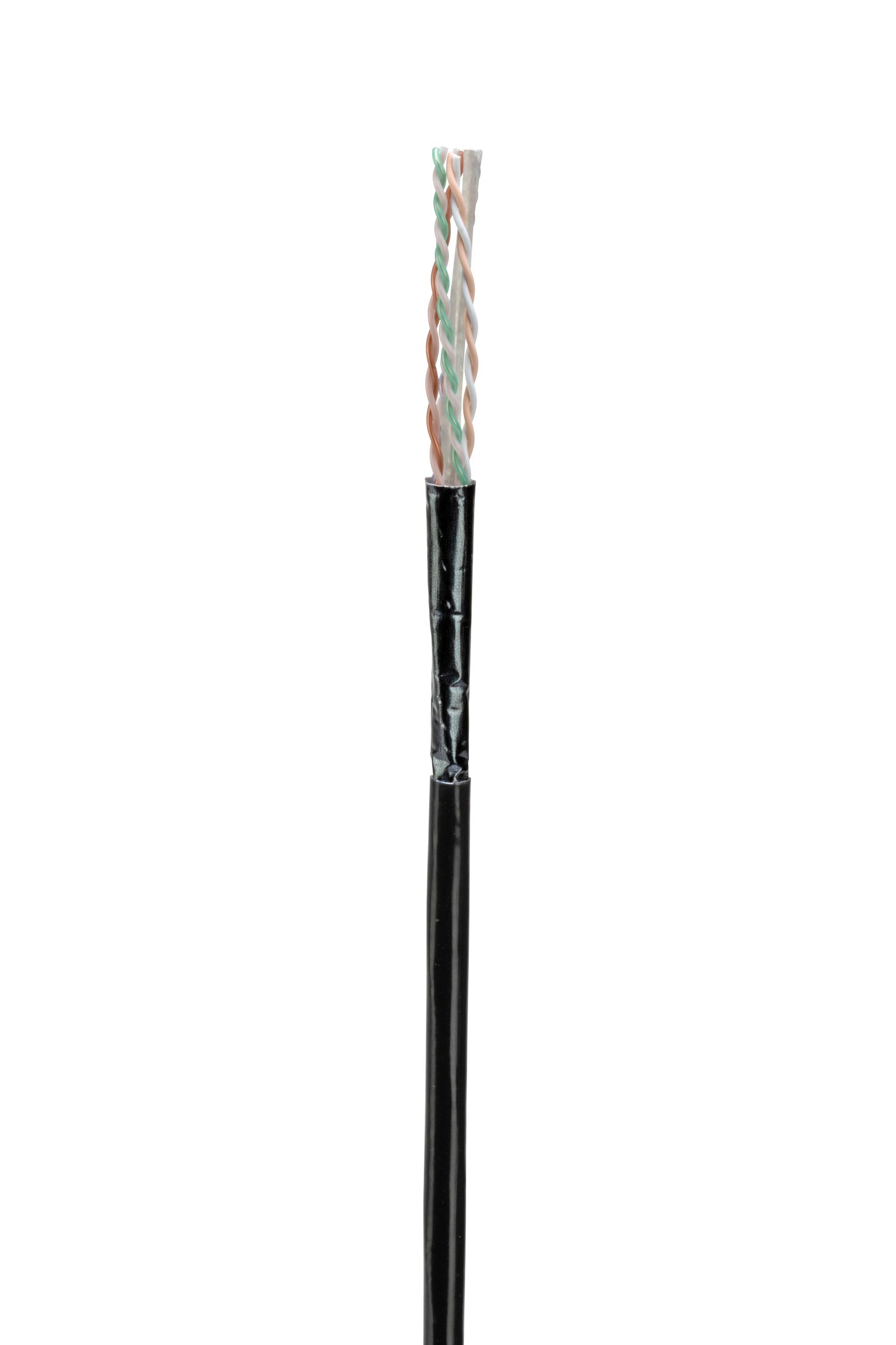 TX6A™ Copper Cable, Cat 6A, 23 AWG, U/UTP, CMP, Indoor/Outdoor, Black
