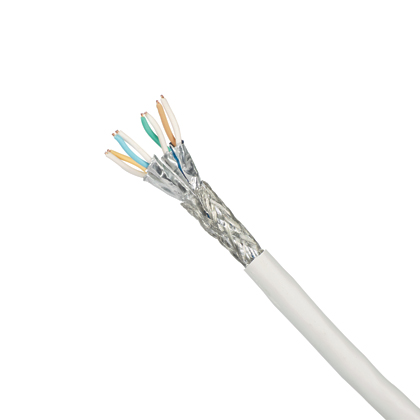 TX7000™  Copper Cable, Cat 7, 23 AWG, S/FTP, LSZH, Euroclass Dca, Int'l Gray