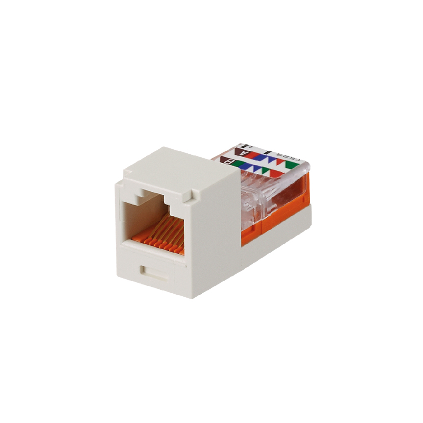 UTP RJ45 Cat 5e Leadframe Jack Module, Off White