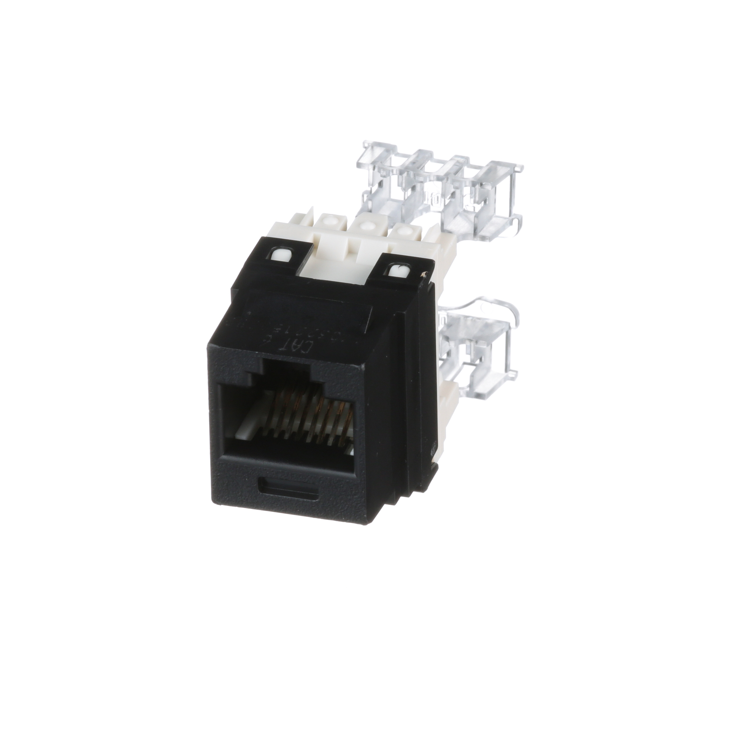 UTP RJ45 Cat 6 Punchdown Keystone Jack Module, BL