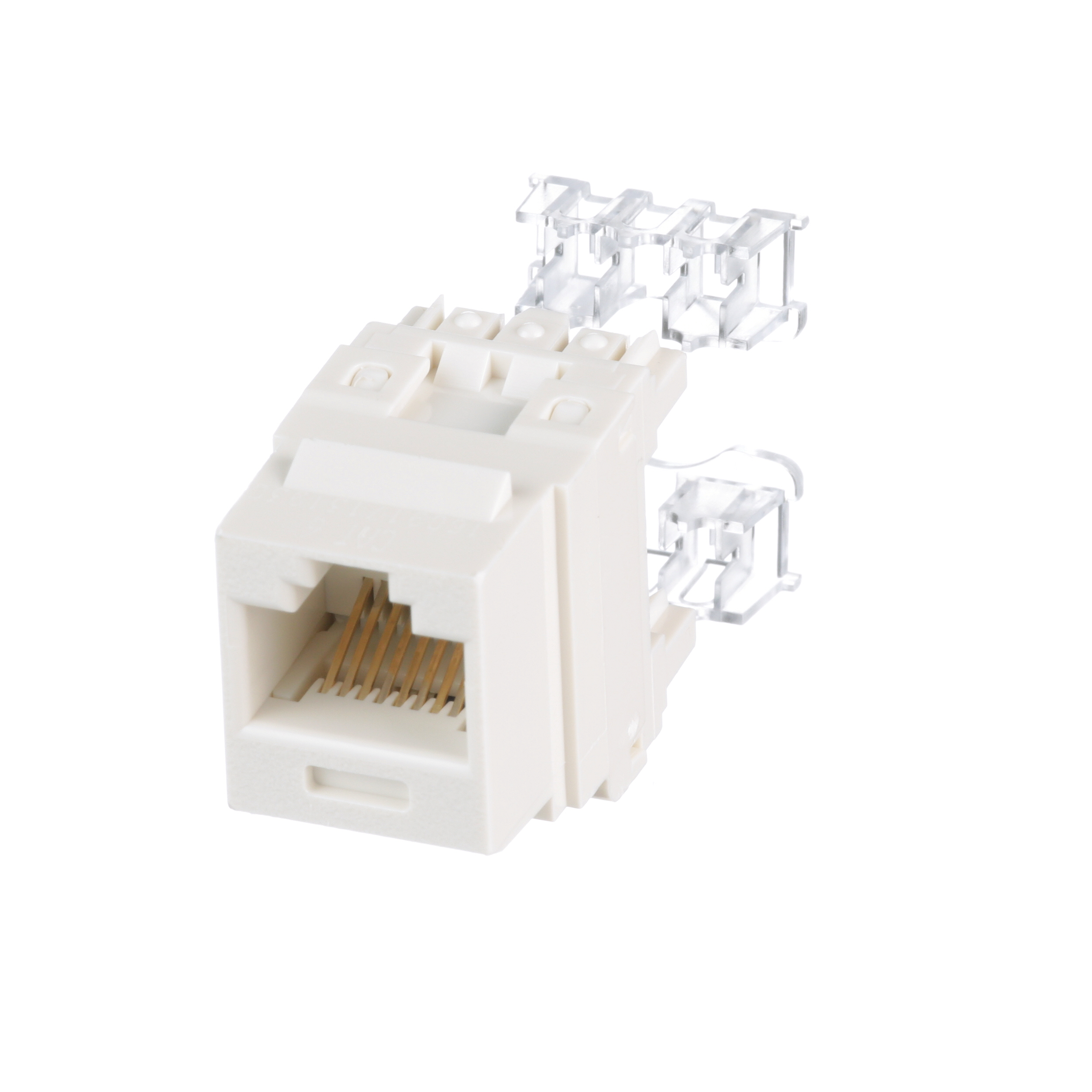 UTP RJ45 Cat 6 Punchdown Keystone Jack Module, IW