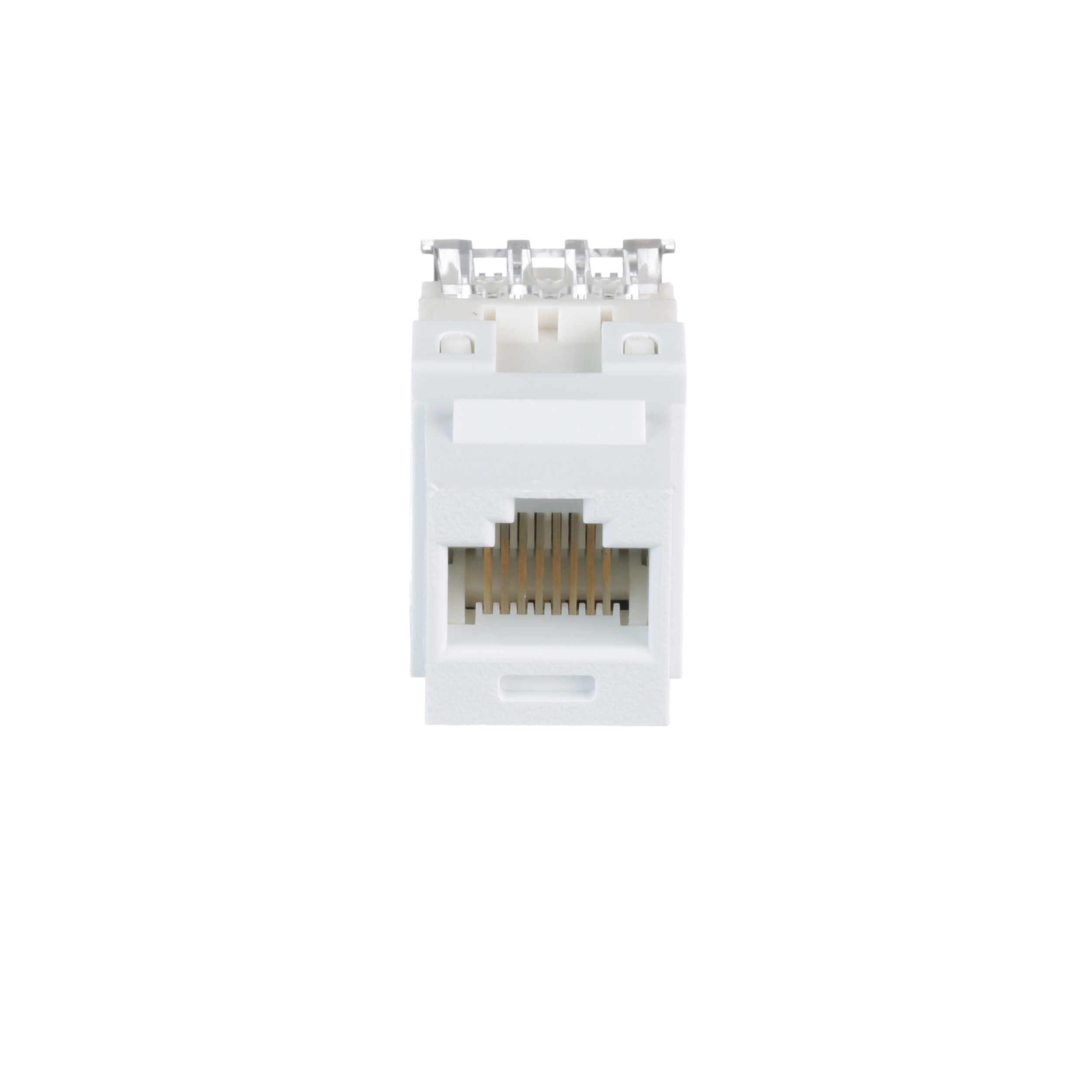 UTP RJ45 Cat 6 Punchdown Keystone Jack Module, WH