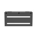 Wide Wall Termination Bracket for Wire Basket System